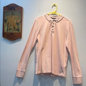 Brave Soul Pink Polo Shirt (Measurements in description)